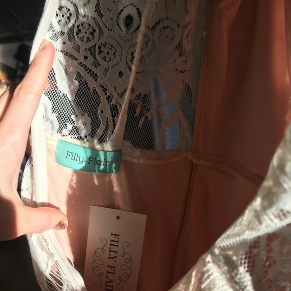 NWT Filly Flair White Lace Dress - Picture 6 of 6